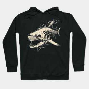 shark skeleton Hoodie